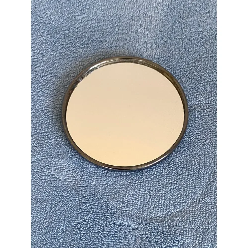 Silver Plated Purse Mirror - Vintage